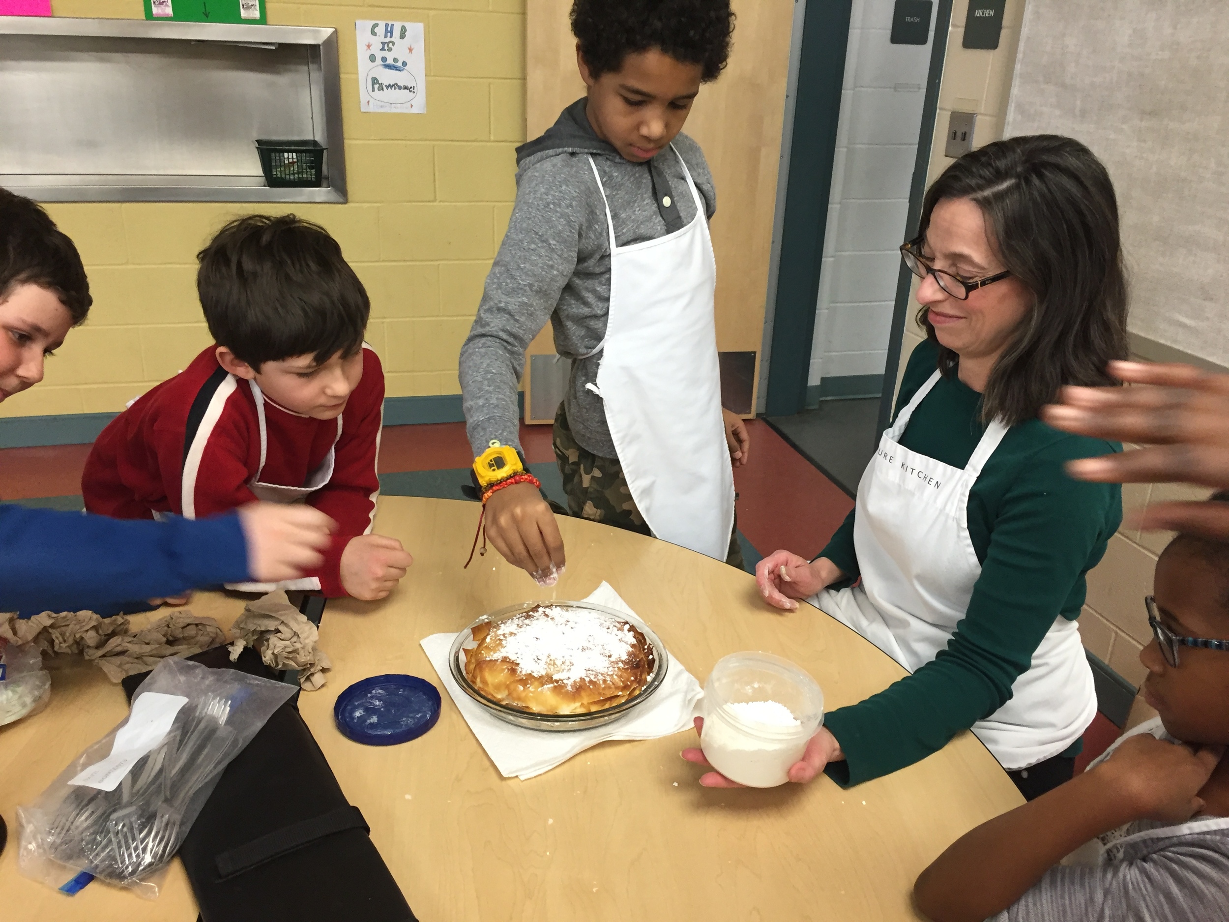 Topping With Powdered Sugar