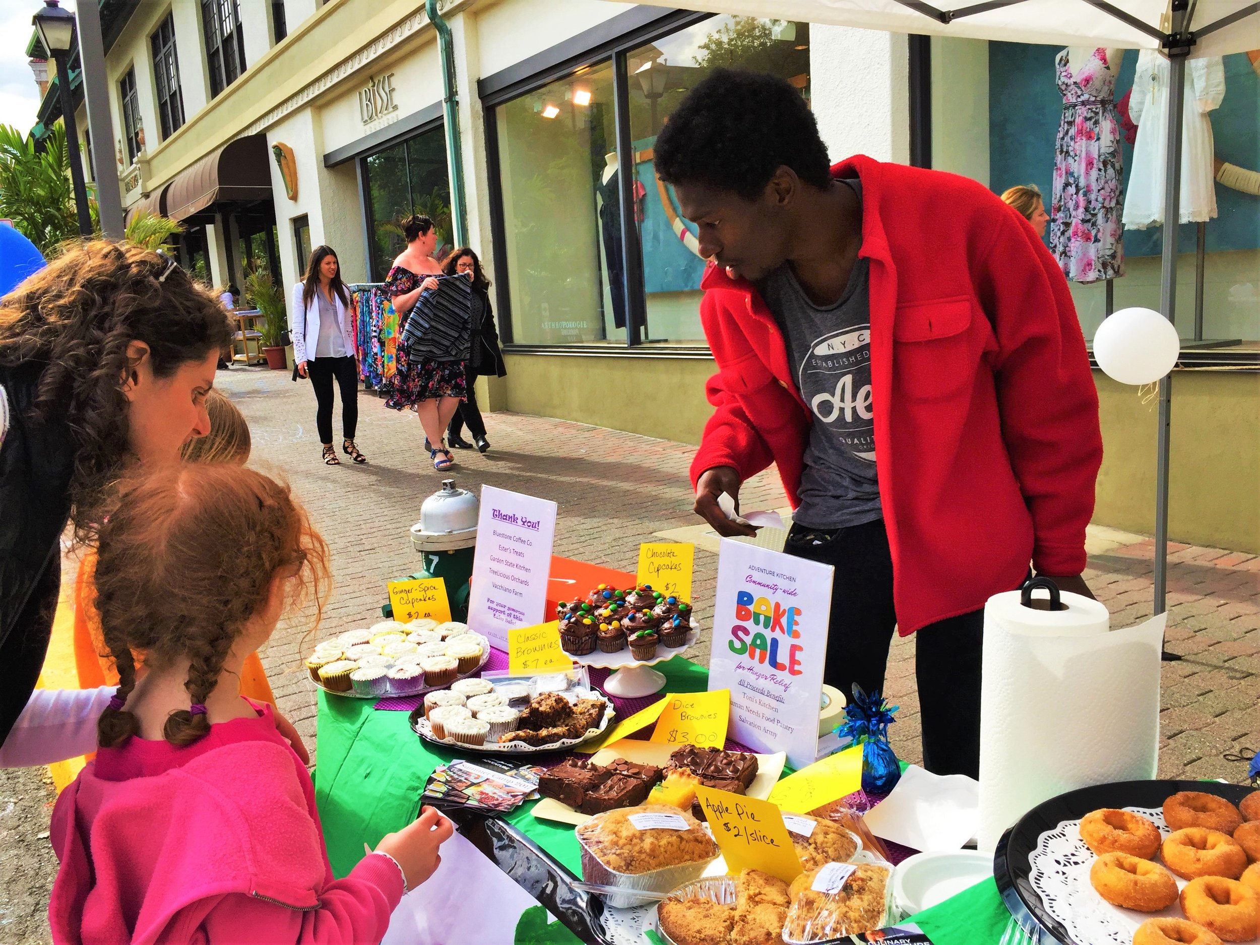 Volunteer Ishmael hard at work