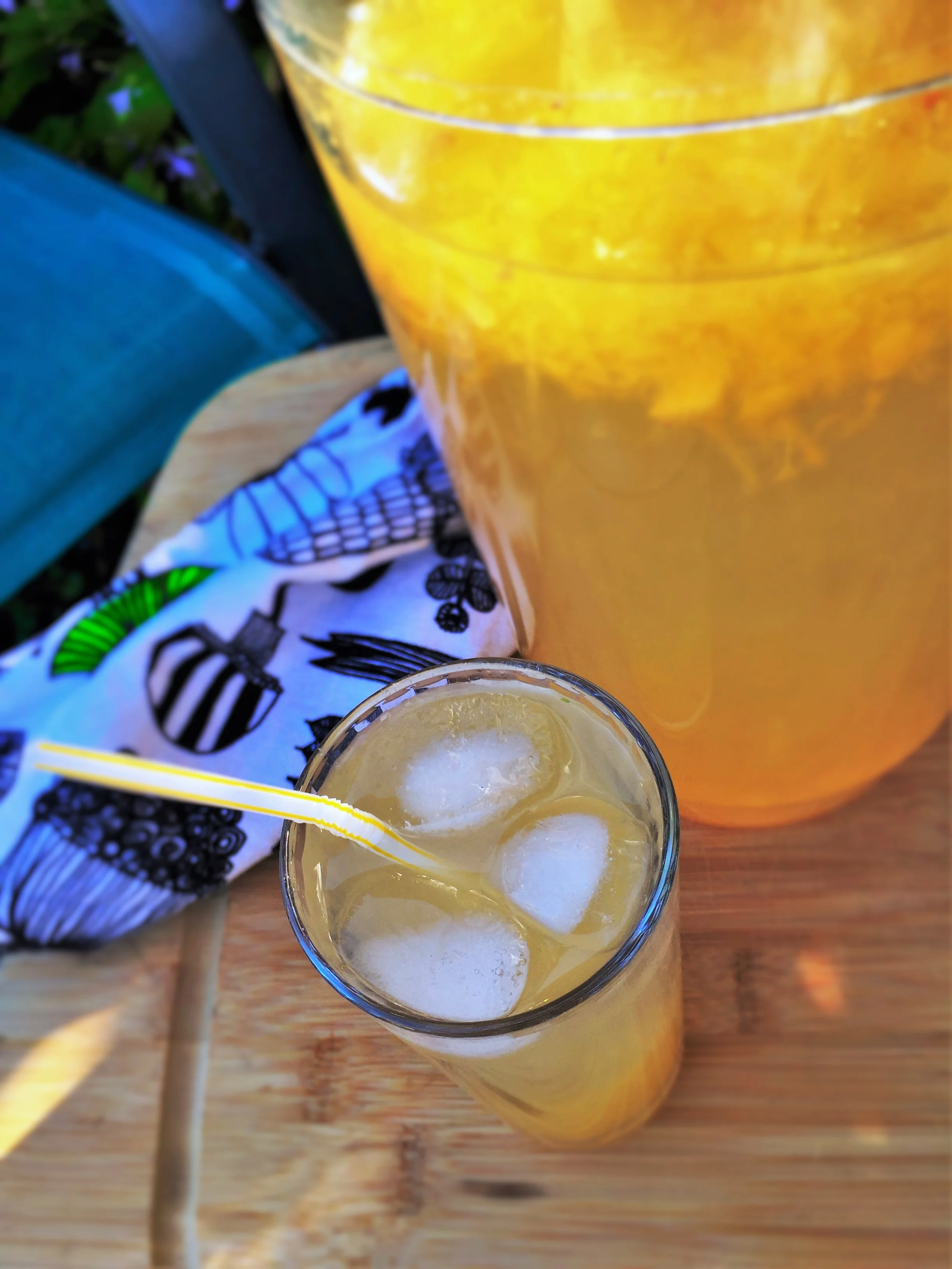 Summer-Thyme Lemonade made in the Adventure Kitchen.