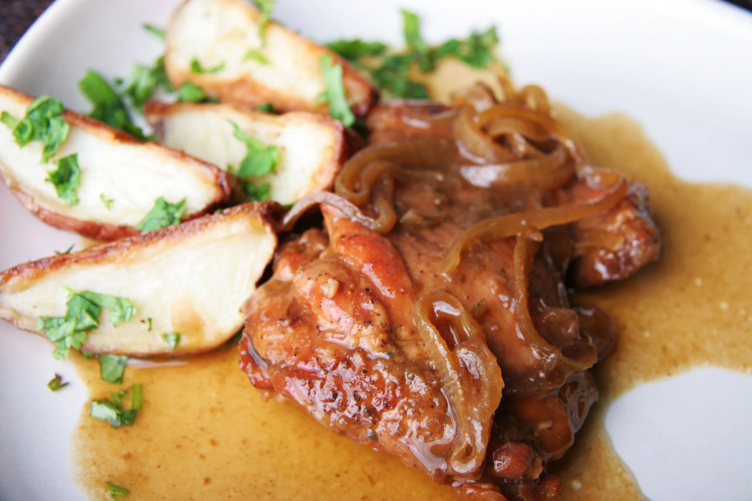 Friday Night Apricot Chicken (photograph by Deborah Guzman-Meyer)