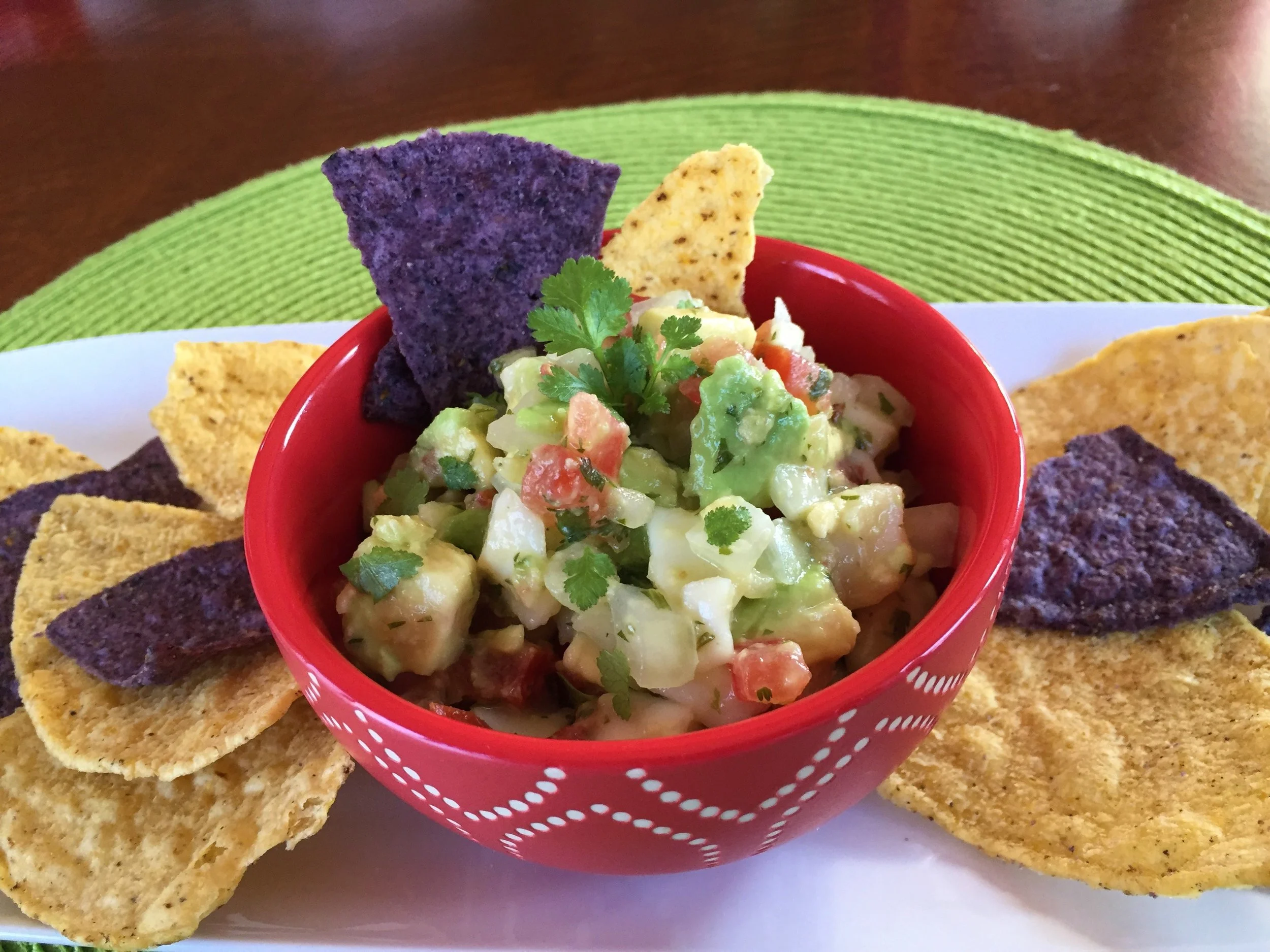 Ceviche, made in the Adventure Kitchen.