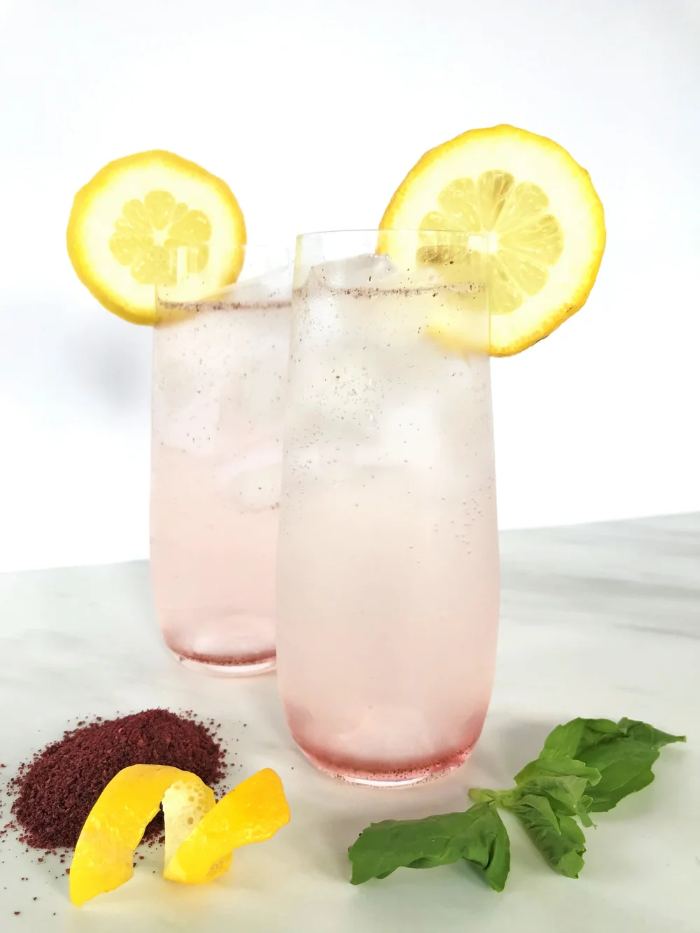 SumacBasil Vodka Lemonade Cocktail — Adventure Kitchen