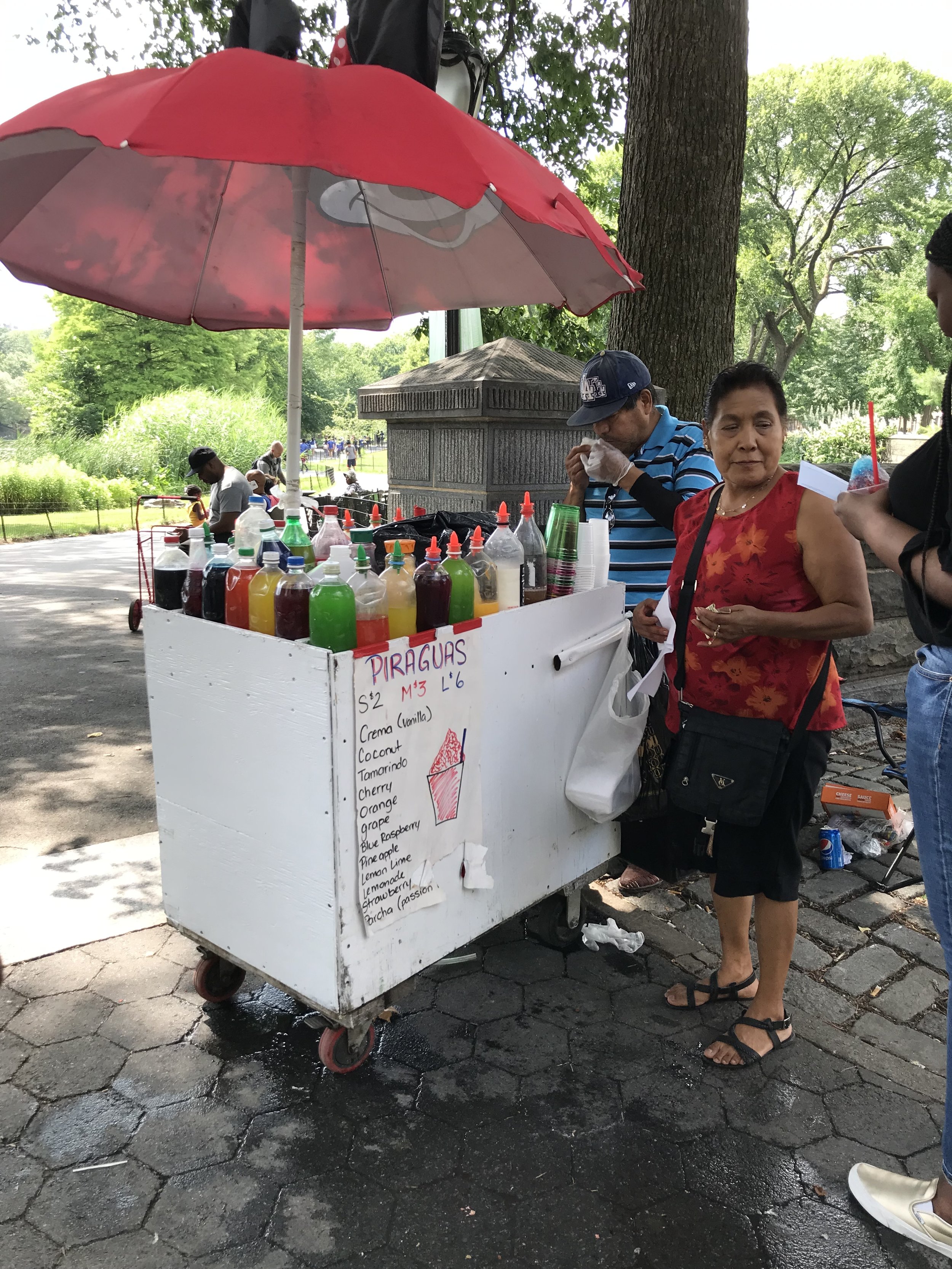 Piraguas Cart in Central Park