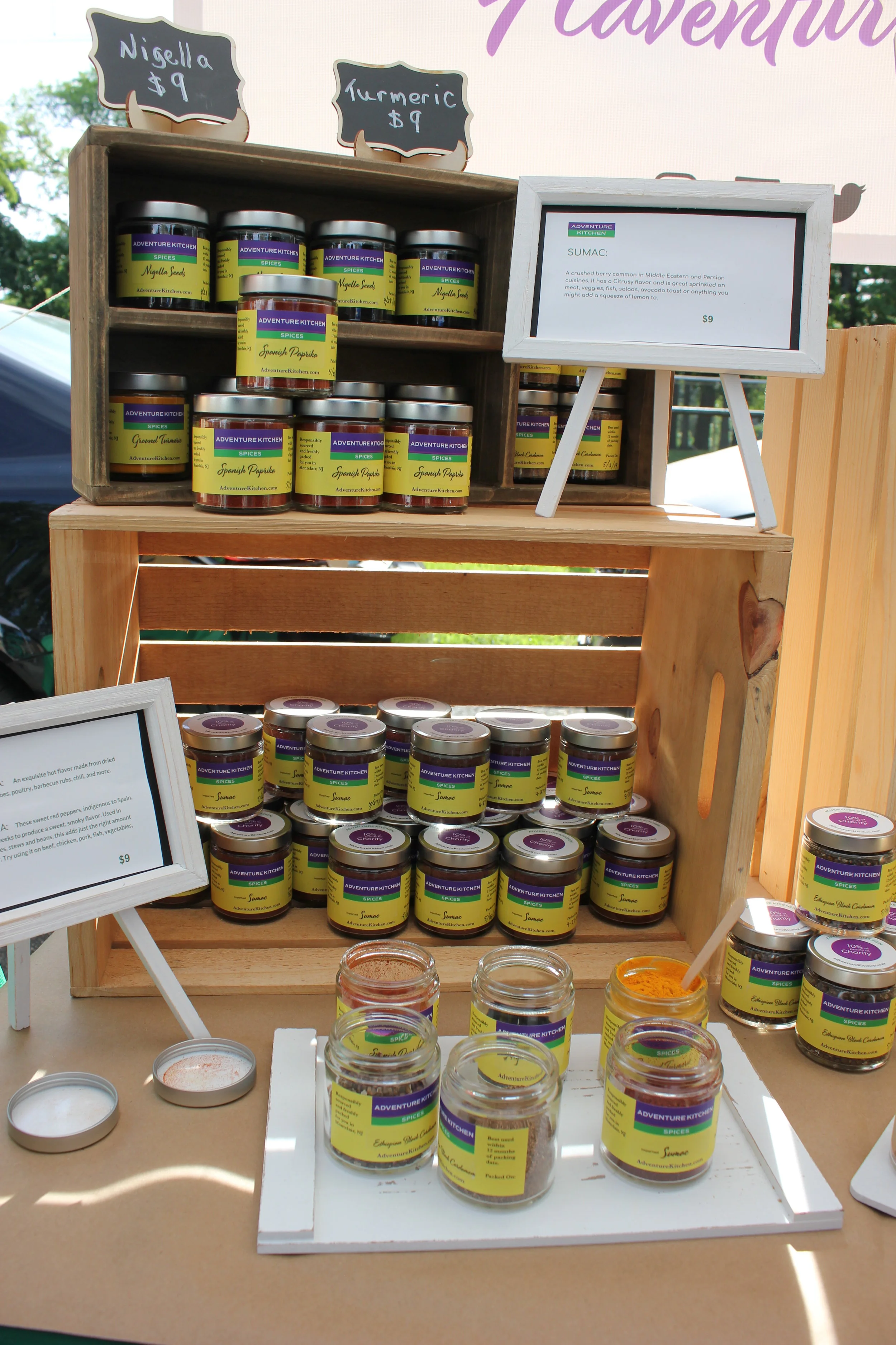 Adventure Kitchen at the Montclair Farmers Market