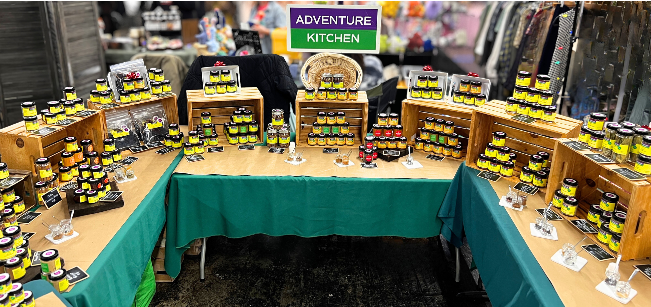 Adventure Kitchen at Montclair Flea Holiday Market 12/21!