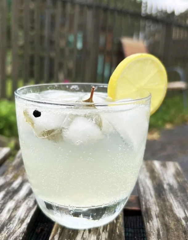 Fizzy Peppercorn-Bay Gin Lemonade