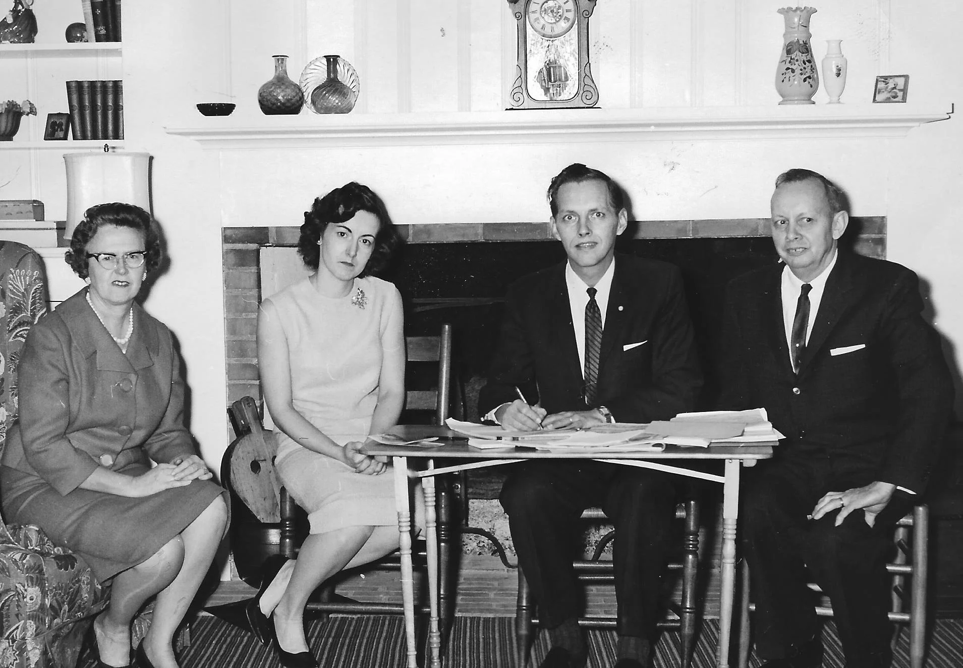 Lucile Conrad, Pat Krause, Al Sieczkowski and John Amstutz