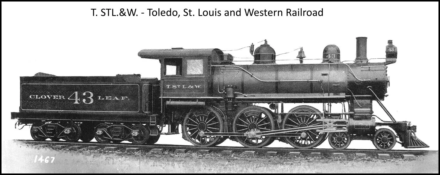Toledo, St. Louis and Western Railroad 4-6-0- No. 43