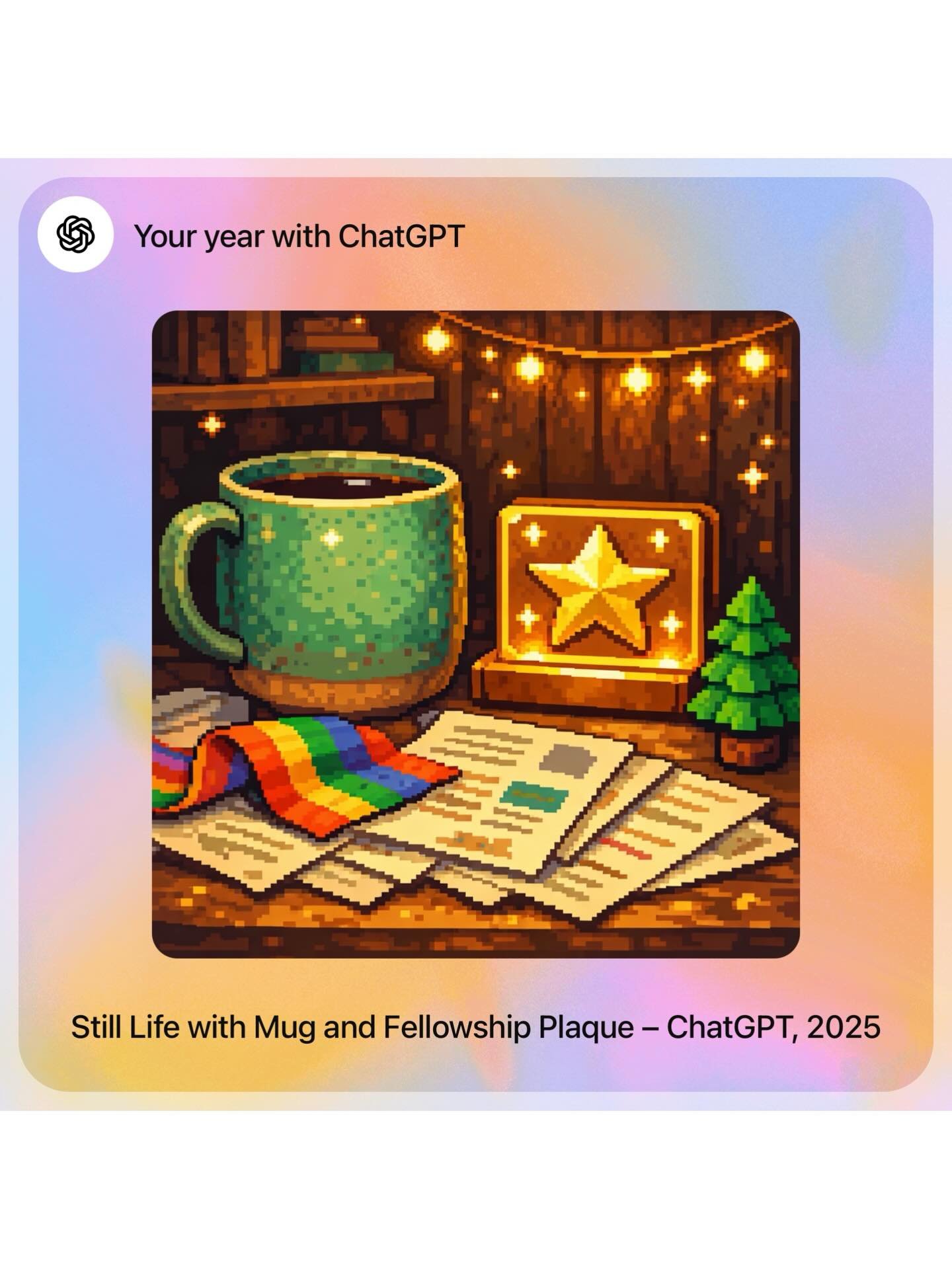 2025 🥰

Started this special year with a solo show at Lamont Gallery at Phillips Exeter Academy which included a student bagpiper at the opening and the premiere of the second episode of my brotherhood&rsquo;s reality show. Completed a couple commis