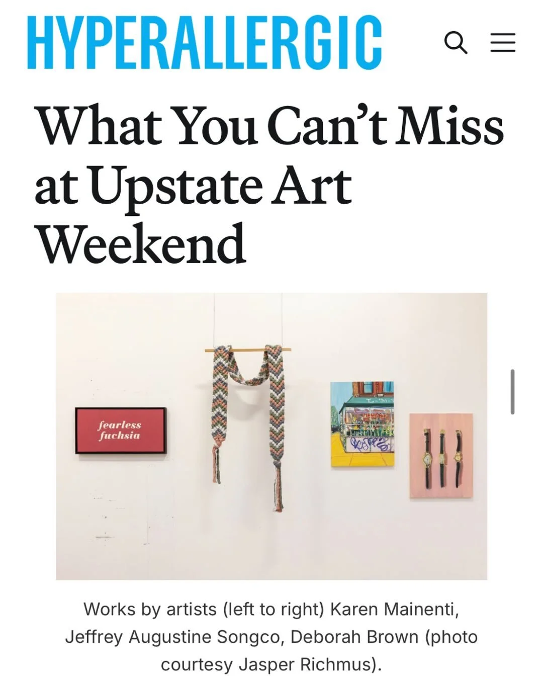 Big weekend for art in Hudson Valley. It&rsquo;s @upstateartweekend time 🥳🥳

Thanks to @isaislearninghowtouseacamera and @hyperallergic for highlighting @themallupstate curated by @honeybadgaa + @jasperrichmus. Hurray to be sandwiched between @kmai