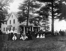   The parsonage (1871) has housed Trinity pastors and families for over 140 years.  