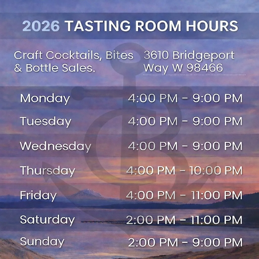 In addition to great craft cocktails, there are lots of reasons to swing by our tasting room this month. We have a lot going on:
&hellip;
Tuesday - Trivia 
Wednesday - Wings
Thursday (2x a month) - Cribbage 
Friday - Clam Chowder
Sunday - Happy Hour 