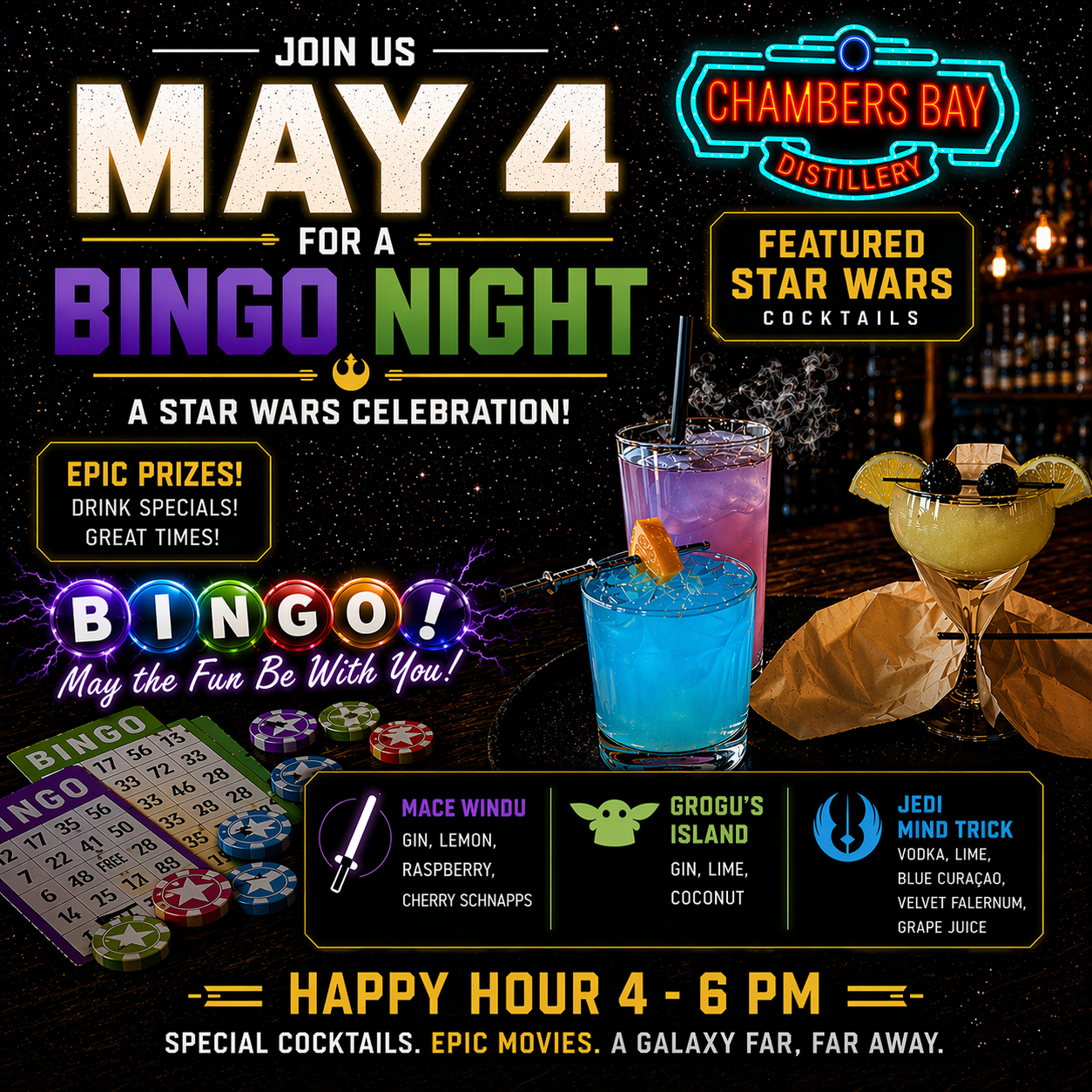 May The 4th BINGO