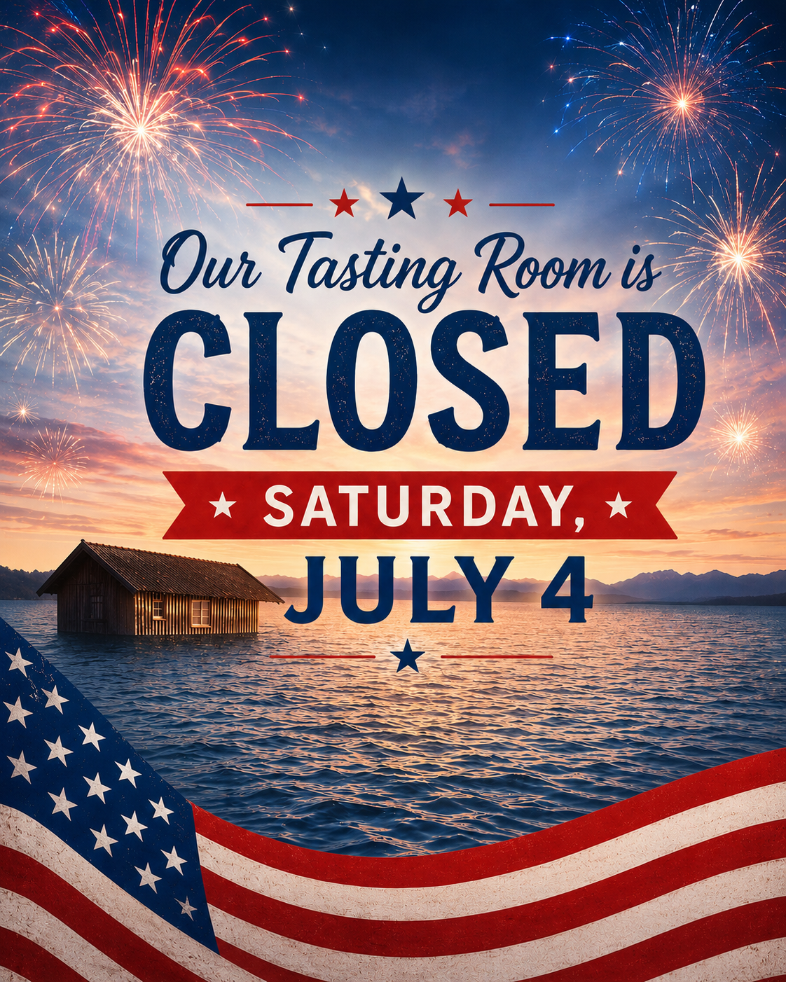 Closed for 4th of July