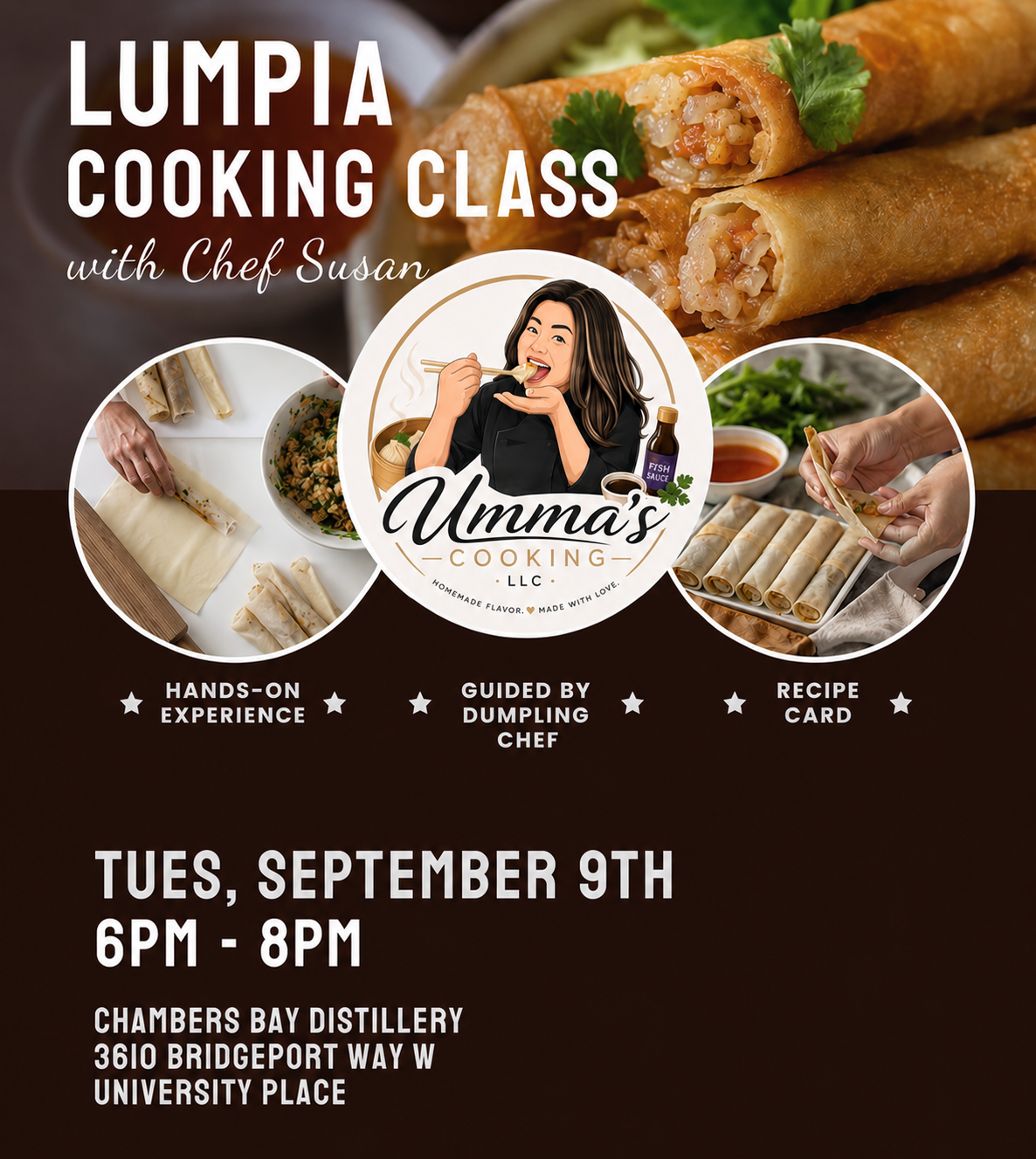 Lumpia Cooking Class w/Chef Susan