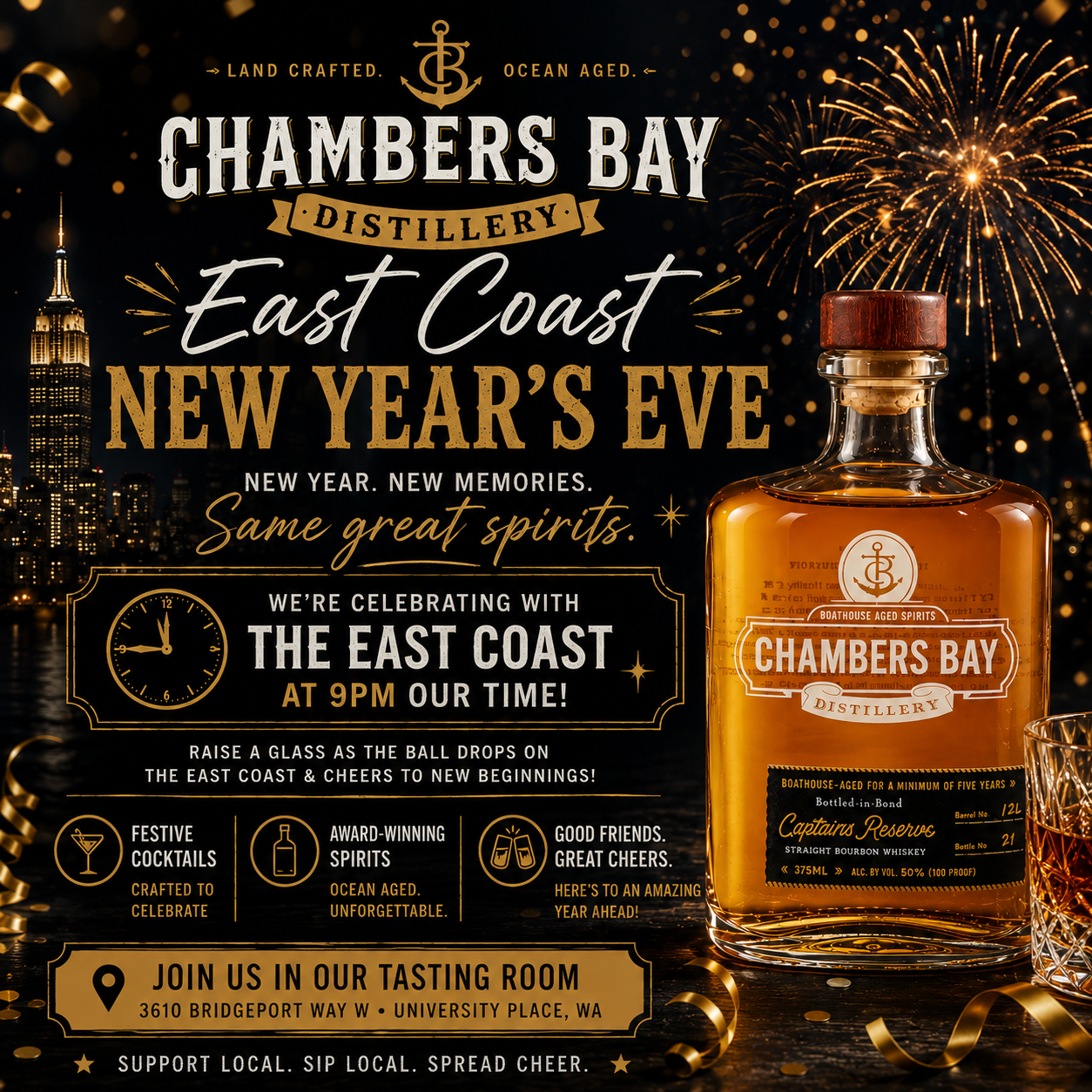 East Coast New Year's Eve Party