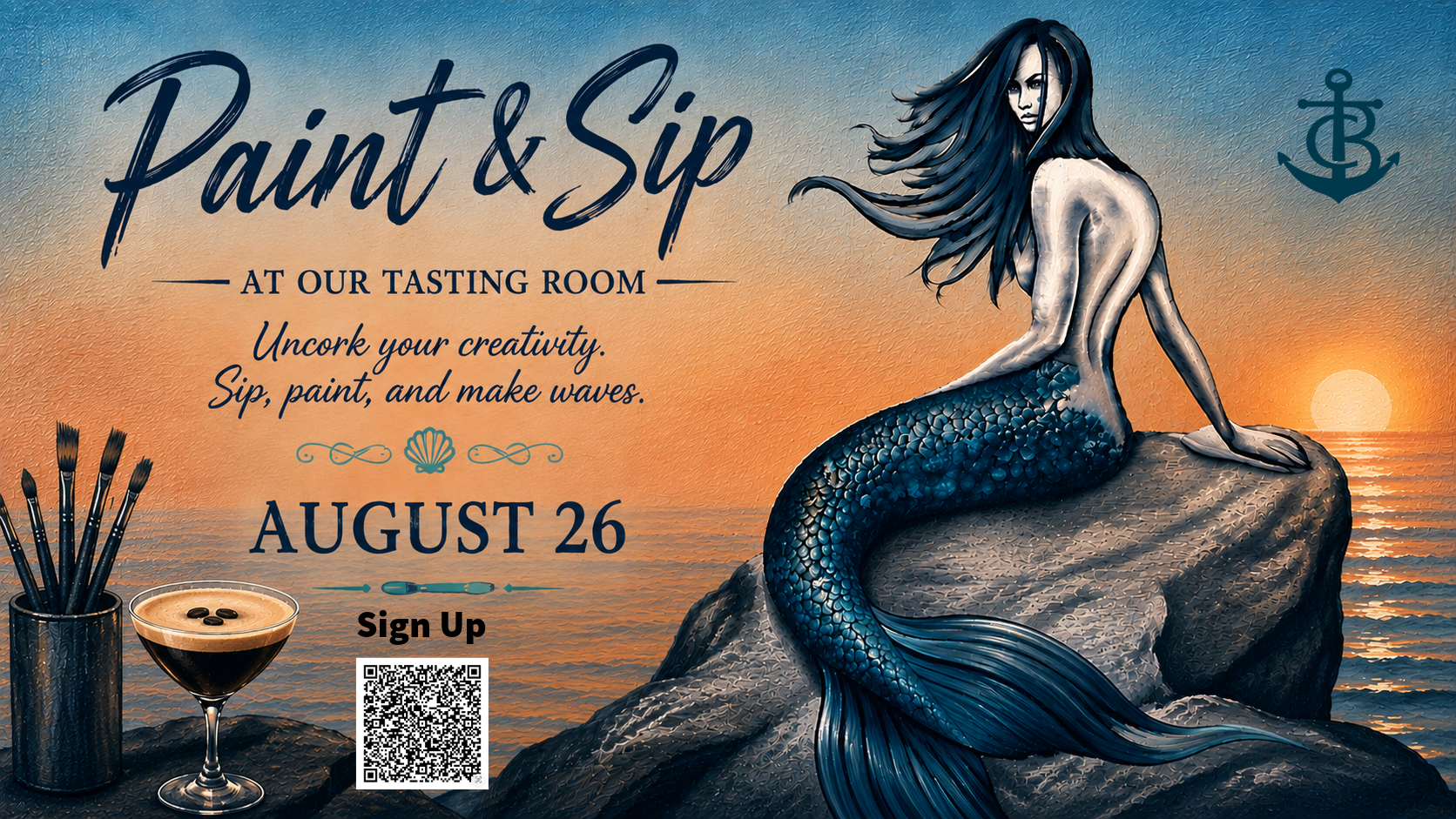 Paint &amp; Sip - August