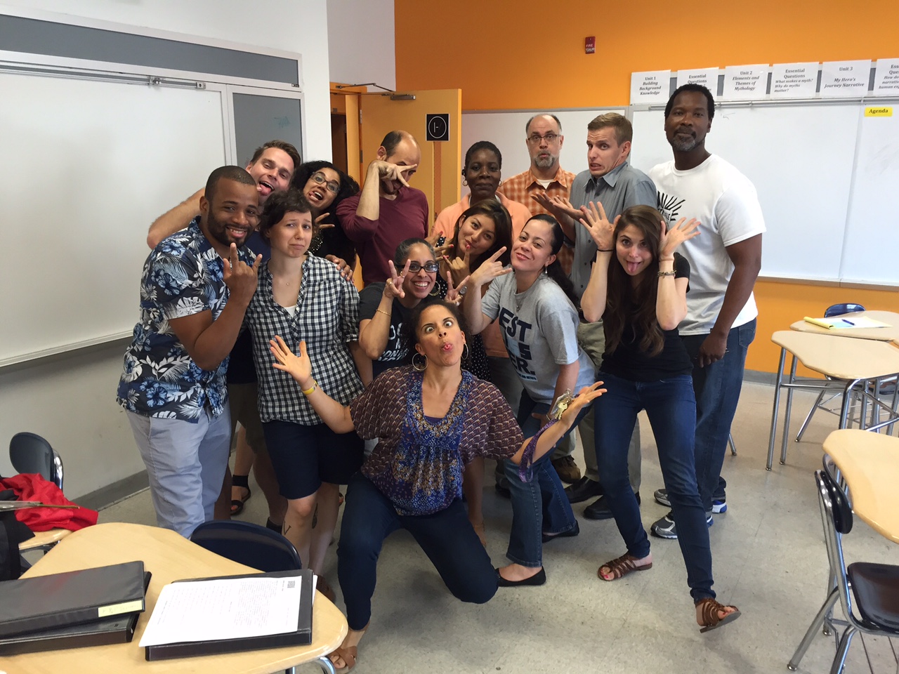 When you teach middle school, you have to get silly sometimes. 