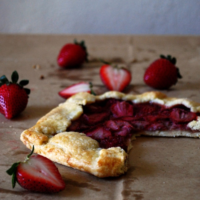 Strawberry Almond Galettes