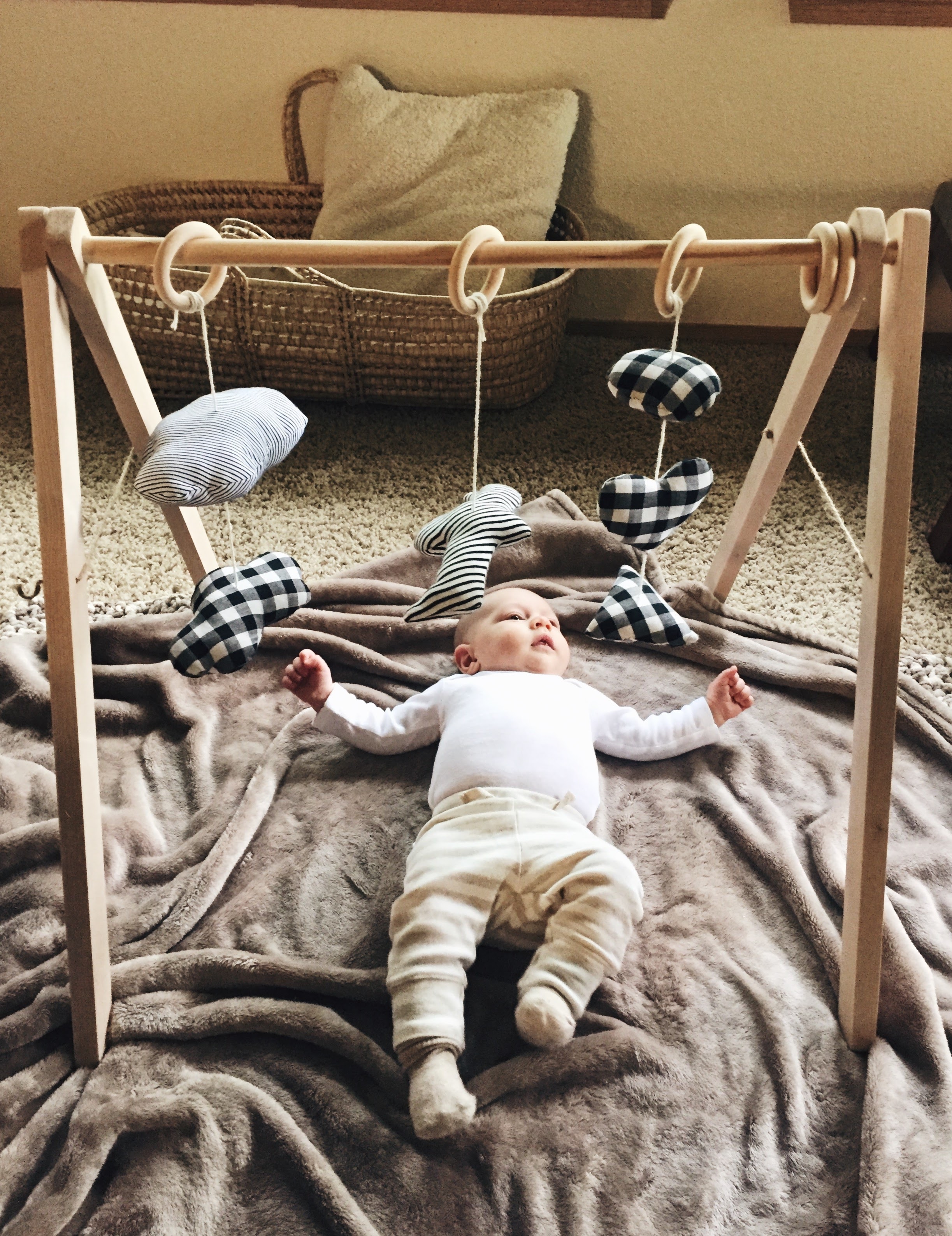 9.19.17so happy that he's enjoying the play gym I made him 