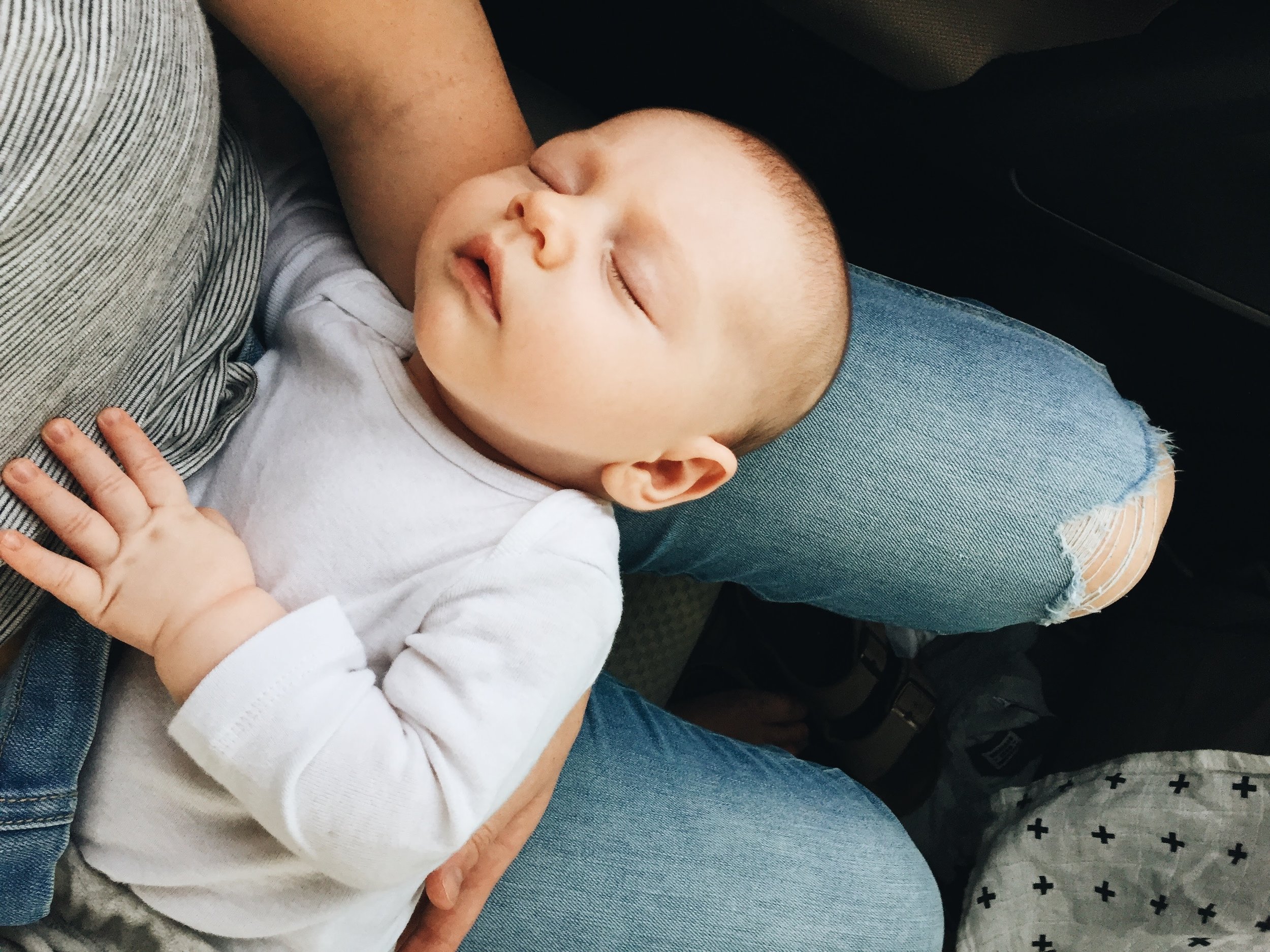 9.22.17I just felt so so lucky to be his mommy here! (Nursing in between errands.)