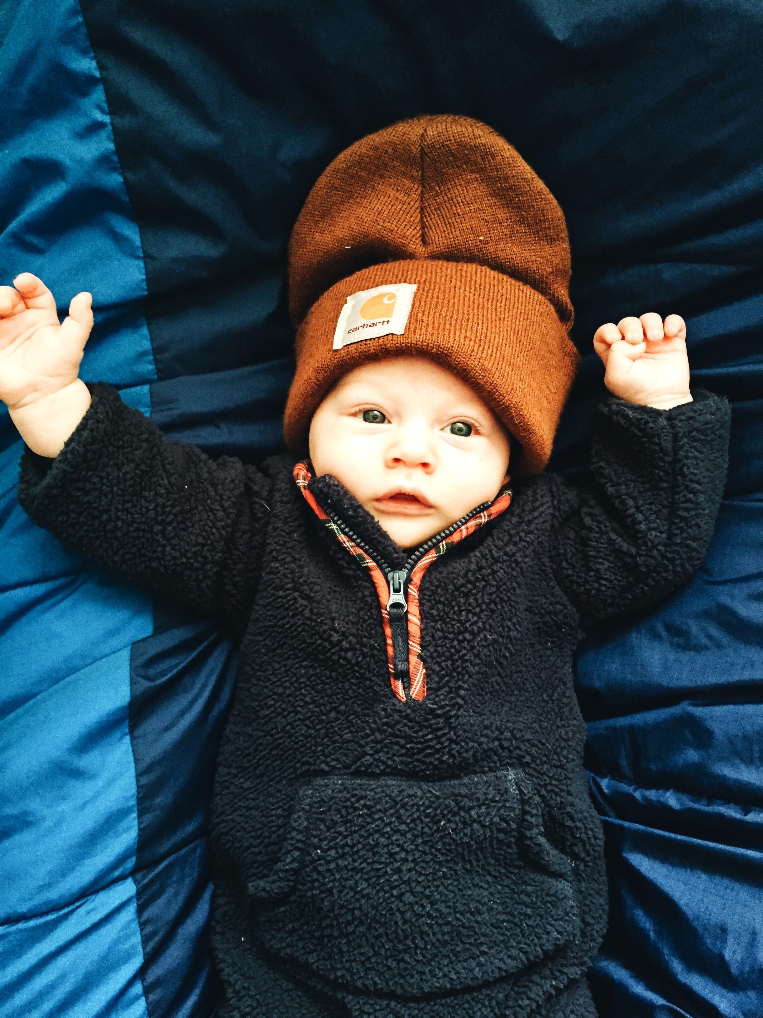 9.24.17 first time camping (@ 8 weeks old)