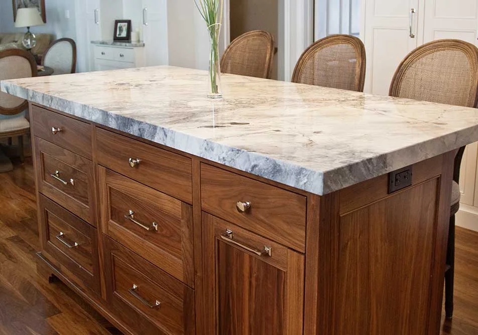 Walnut Kitchen Island