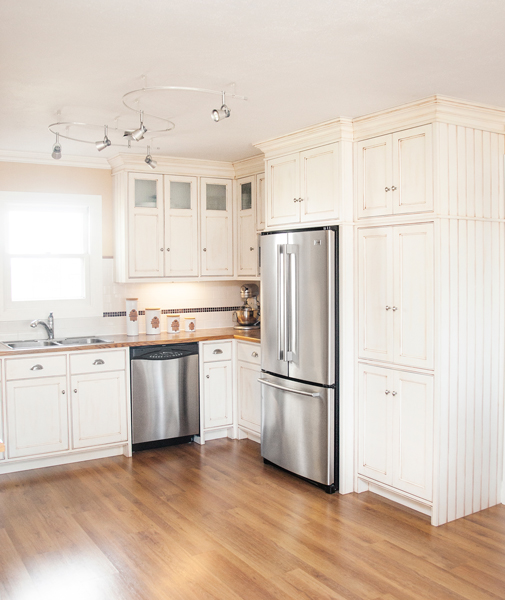 Distressed Kitchen Cabinets