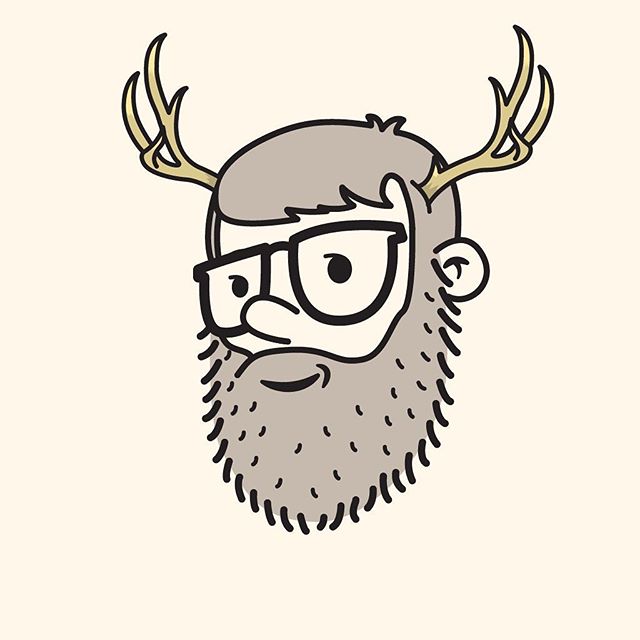 46/100 idk what is happening anymore haha thanks for the idea @eyelee #100dayproject #the100dayproject #100dayproject2018 
#100daysofheadshots #vectorillustration #antlers #idk