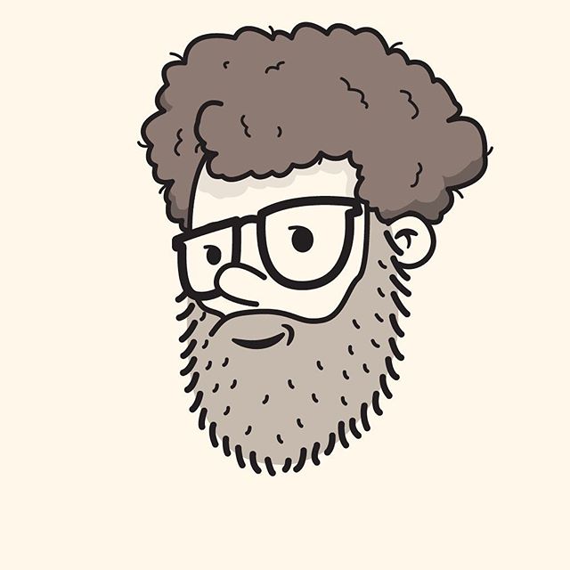 47/100 reminds me how I used to perm my hair in high school #100dayproject #the100dayproject #100dayproject2018 #100daysofheadshots #vectorillustration #afro #hair #perm