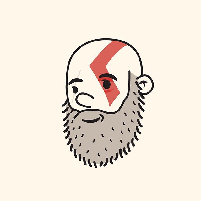 52/100 Kratos #100dayproject #the100dayproject #100dayproject2018 #100daysofheadshots #kratos #godofwar #face