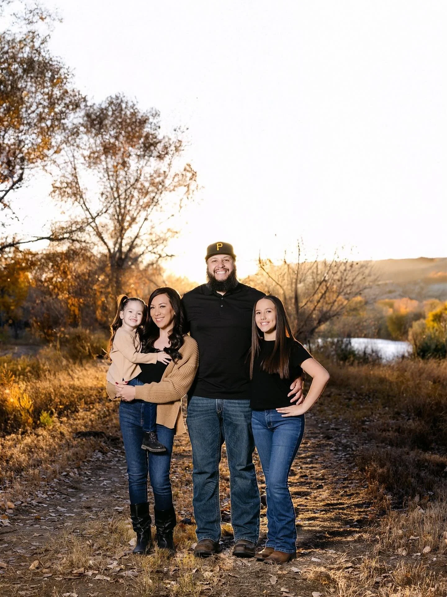 One of my favorite families to photograph and a beautiful sunset with the Rio Grande River behind them! 

You&rsquo;ll never believe this but this photo was taken at our new 2pm sunset the other day. (Okay I kid, I kid!  It could have been around 2:3