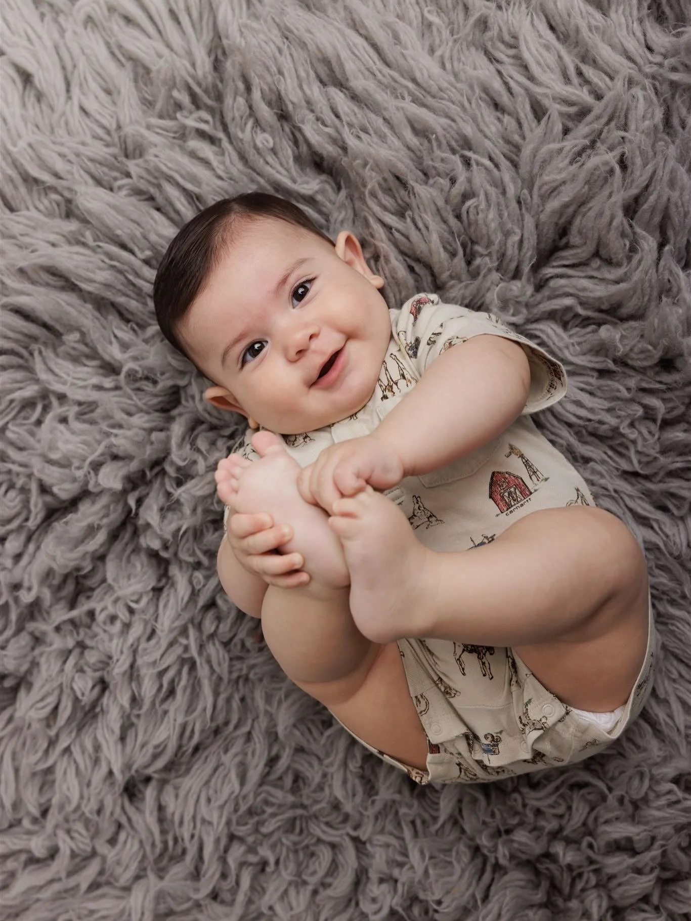 That milestone where the little toes and chunky thighs are everything | Milestone Session