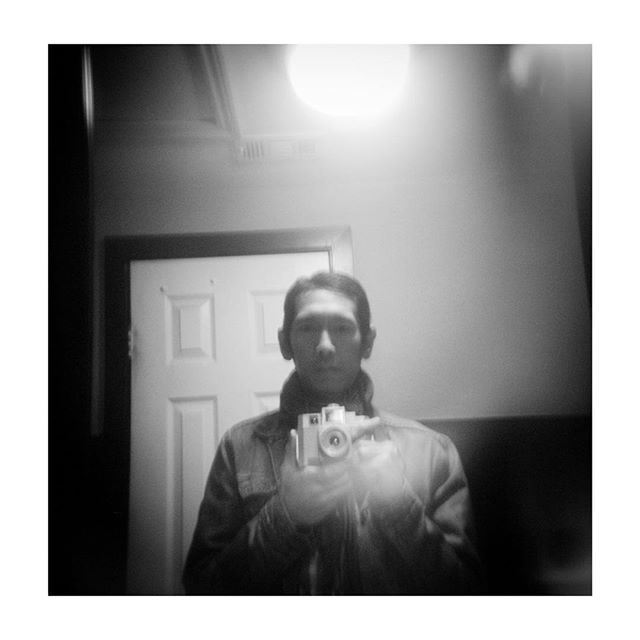 Self portrait of a historian. // #filmisnotdead#mediumformat#120#6x6#blackandwhite#foma#fomapan100#legacyshooters#shotbythe17thletter#selfportrait#lomography#toycamera#holga \\