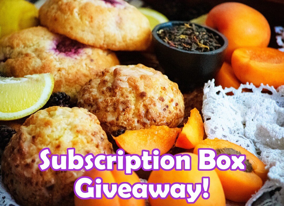Hey friends and fam! It's time for another Scone and Tea Subscription Box Giveaway! 😄

We will be shipping ONE of our May Scone and Tea Subscription Boxes to ONE lucky winner! Increase your chances of winning by entering on both our Facebook AND Ins