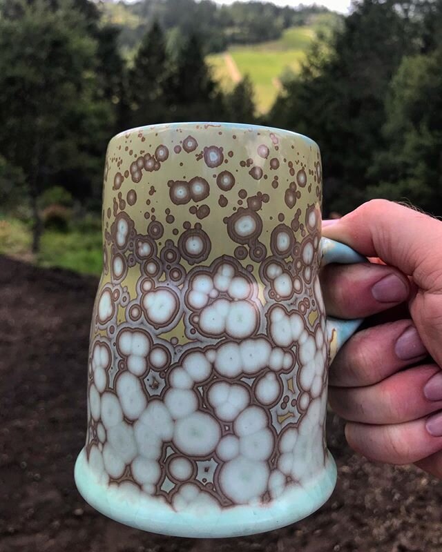 Found this old baby hiding in the collection of @didemmert_pottery up here in Occidental, CA.  I&rsquo;m up here helping @claybythebaysf build their rural atmospheric program! .
.
.
.
.
.
#ceramic #ceramics #pottery #porcelain #clay #clayart #crystal