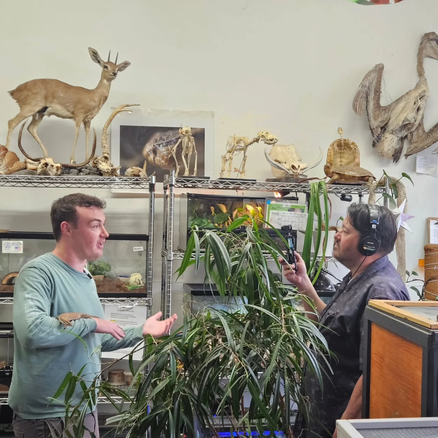 Always good to be visited by the fine folks at SF Gov. TV! (@sfgovtv)

Keep an eye out for our very own Animal Man Sam as he makes his feature debut promoting the 2026 Earth Day Festival &amp; Green Business Expo! (April 18th from 12-3pm @ Yerba Buen
