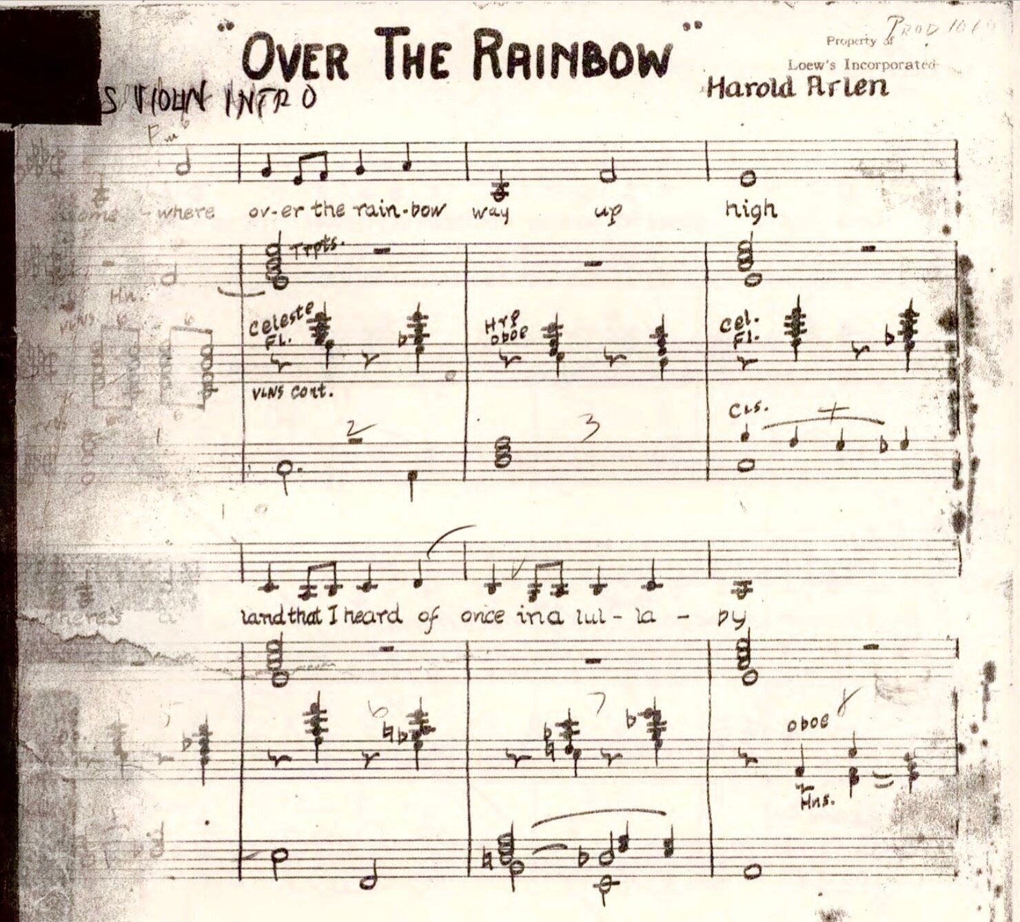 Restoring The Original Over The Rainbow Joan Ellison