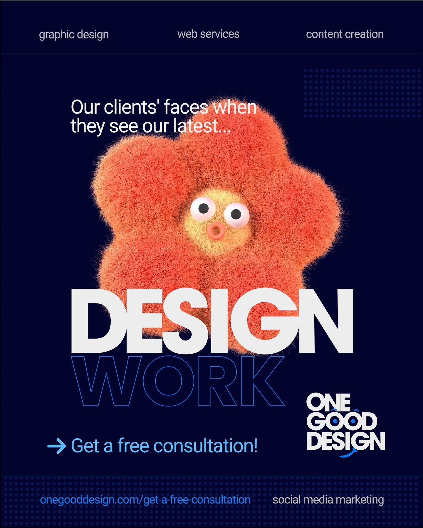 We love seeing our clients&rsquo; reactions to our work&mdash;it&rsquo;s always a &lsquo;wow&rsquo; moment! 🚀 Want to be next? Click the link in bio for a free consultation and let&rsquo;s create something amazing together! 

#OneGoodDesign #Graphic