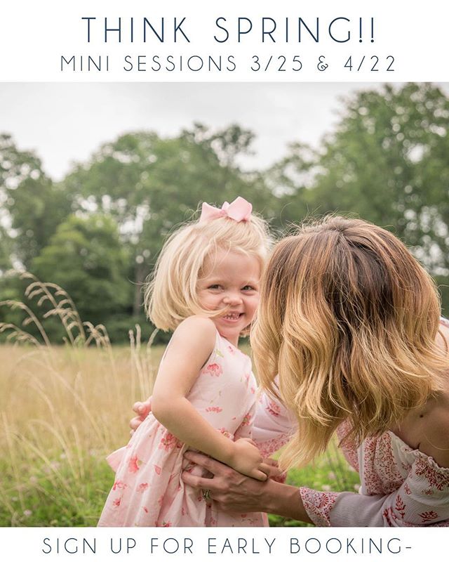 Today&rsquo;s weather has me ready for spring and mini sessions 😎🌞 DM me to get on the email list for priority booking!