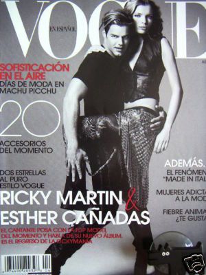 Ricky Martin, Esther Cañadas, Vogue April 2003.jpg