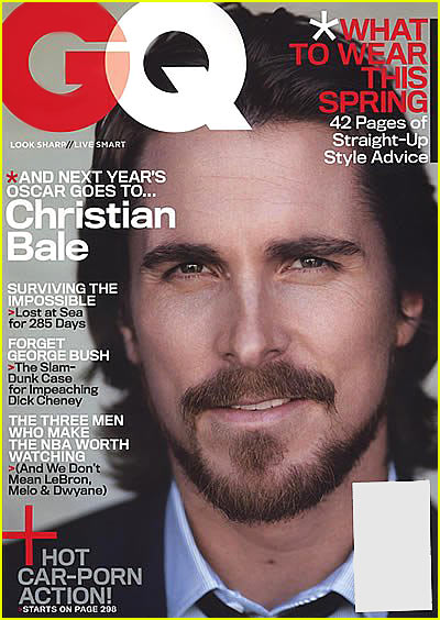 Christian Bale GQ Magazine. Tuesday, February 20th, 2007.jpg