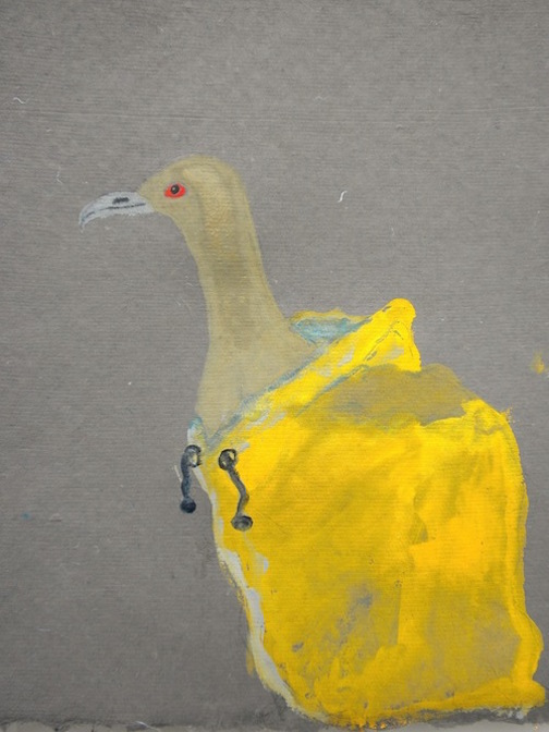 Lucerne Gold Collar , 2014 10 x 12" gouache, oil stick and graphite on hand made rag paper