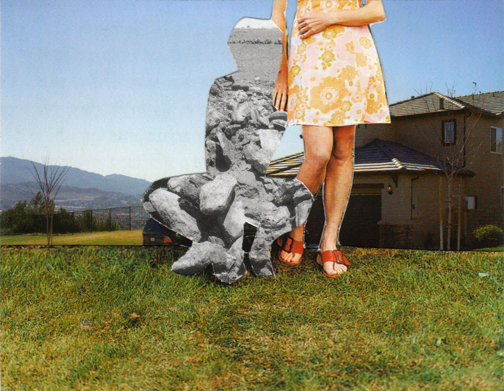 Melinda Gibson Photomontage XXII, from pages 87, 120, 147 of The Photograph As Contemporary Art 2009-2011 Unique Collage