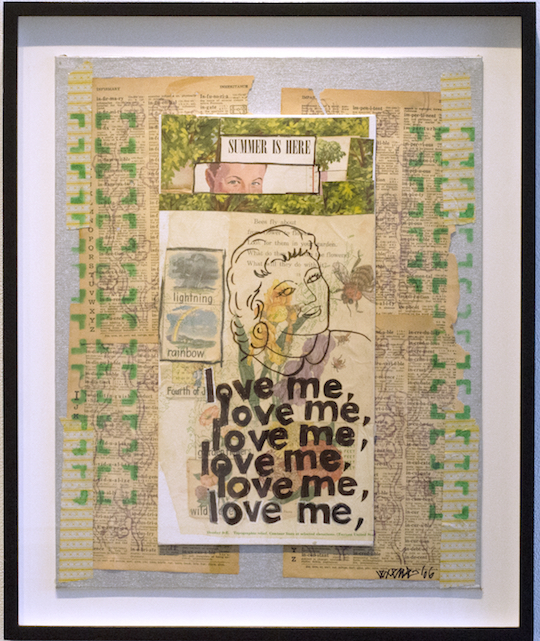 In The Summertime, 2006 15.5 x 19" Mixed Media Collage