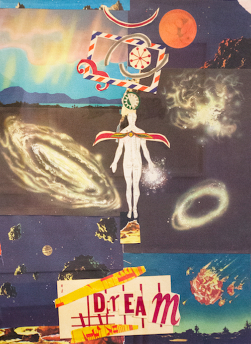 Dream, 2007 17.5 x 23" Mixed Media Collage