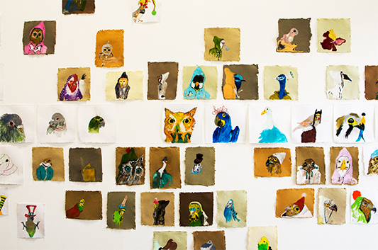 Installation at Sloan Projects, 2015