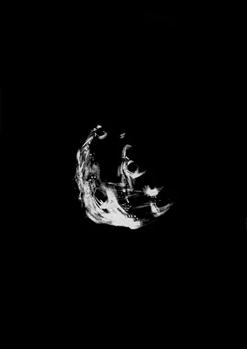 Karley Sullivan Atlas, 2014 5x7 inch Scratchboard, Unique