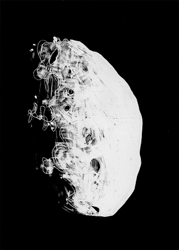 Karley Sullivan Pandora, 2014 5x7 inch Scratchboard, Unique
