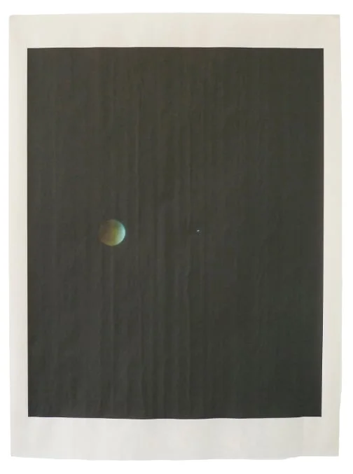 Alia Malley LA_12391 , 2014 Unique pigment print on newsprint Sheet: 18 x 24 inches / Framed: 20.25 x 26.25 inches